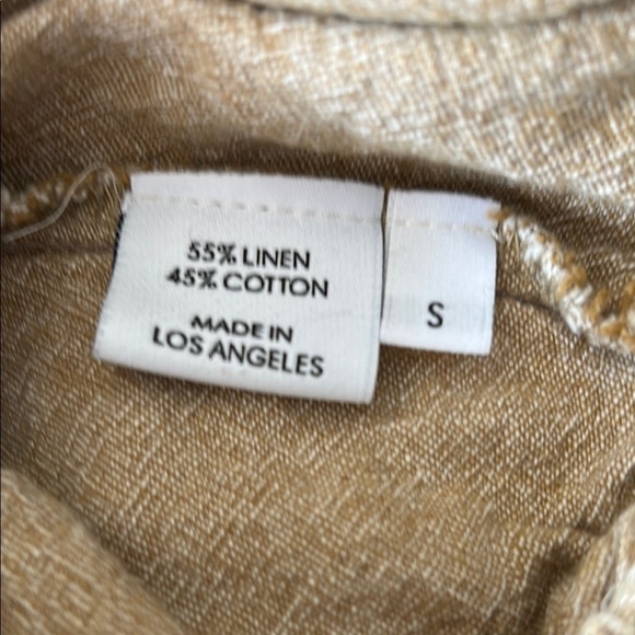 LYKKE WULLF Linen Cotton Crop Top size S - Picture 5 of 5